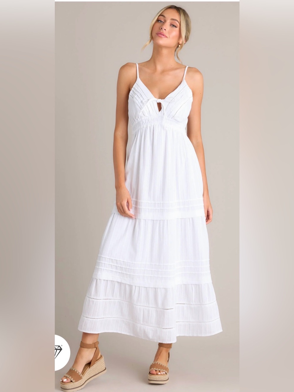 Z Supply Divinity Midi Dress in White